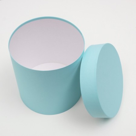 Set of round boxes 5 in 1 "paints", turquoise, 25 x 25 x 25 - 19 x 19 x 19 cm-4