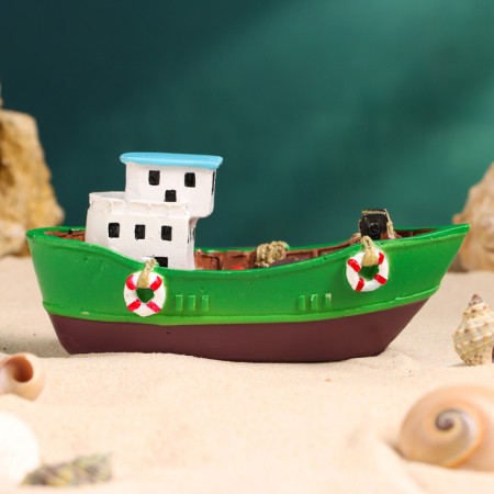 Souvenir ship "Fisherman" 13*6*5cm-3
