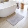 Arya Rosemary bathroom mat, 50x80 cm, gray color