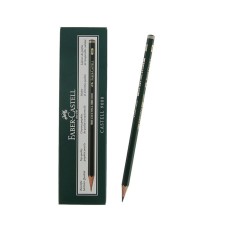 Pencil Art Black Baber-Castell Castell® 9000 Professional 6b Green