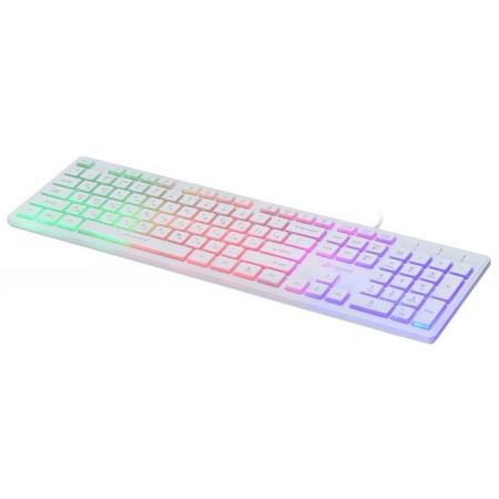 Keyboard Rlit 550ML White Usb Slim Multimedia Led-2
