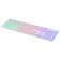 Keyboard Rlit 550ML White Usb Slim Multimedia Led