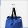 Bag for screed shoes, outer pocket, textura, blue color