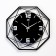Wall watches, series: loft, smooth move, 35 x 35 cm