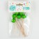 Swims "Apples", 11 cm, set 6 pcs., Green color