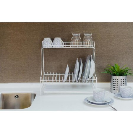 Dishes for dishes with a pallet 2-tier, table-mounted, 39.5 × 25 × 38 cm, white color-6