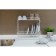 Dishes for dishes with a pallet 2-tier, table-mounted, 39.5 × 25 × 38 cm, white color