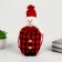 Bag for gifts "Snowman" in a cage