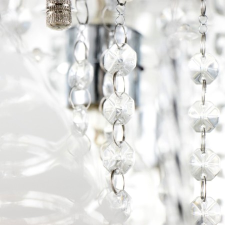 Svetogor chandelier "Murmansk" 8x60W E27 LED lighting chrome 60x60cm-13