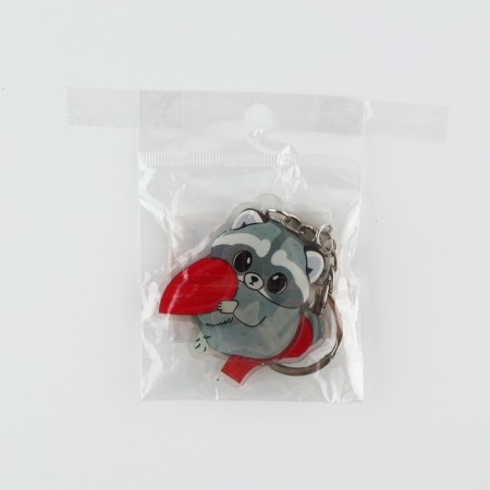 Key keychain 2 pcs "Raccoon"-10
