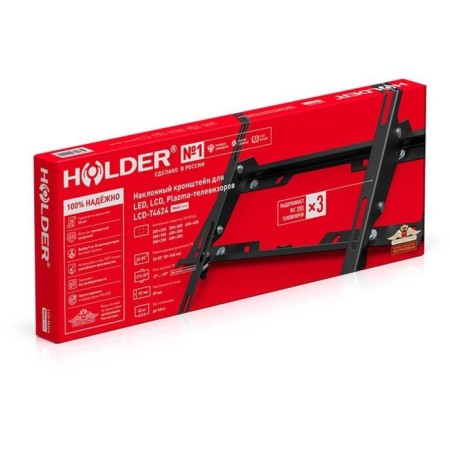 Holder T4624-B TV, up to 40 kg, 32-55, wall, tilt, black-2
