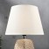 Table lamp 16444/1wt E14 40W white-gold 22x22x34 cm Risalux