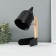 Table lamp "prestige" 1x40W E27 black 13x12x24cm