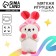 Gift set for a girl with a soft toy "Bunny Leia", accessories