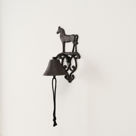 Bell Souvenir Cast iron "Horse" 13x13.5x24.5 cm-1