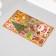 Sticker Plastic Foil "New Year" yellow 24.5x13.2 cm