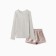 Female set (longshit and shorts) KAFTAN "velvet", 40-42, pink