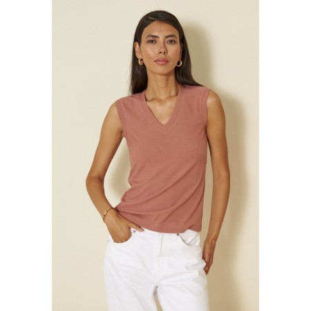 Female T -shirt Eliseeva Olesya, size 48, brown color