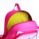 Baby backpack on lightning, 2 outer pockets, pink color