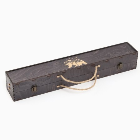 Set with skewers Gift "Bear" in the case-6