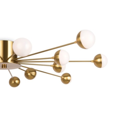 Freya FR5242CL-16BS Celebrity, 838x838x103 mm ceiling lamp, G4, 16x3W, brass color-1