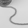 A bag for a bag, iron, 7.5 × 7.5 mm, 10 ± 0.5 m, silver color