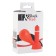 Black & red toyfa nipples with pears, red, 8.2 cm