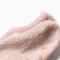 Women's socks shortened with non-slip soles, beige-pink color, size 36-39