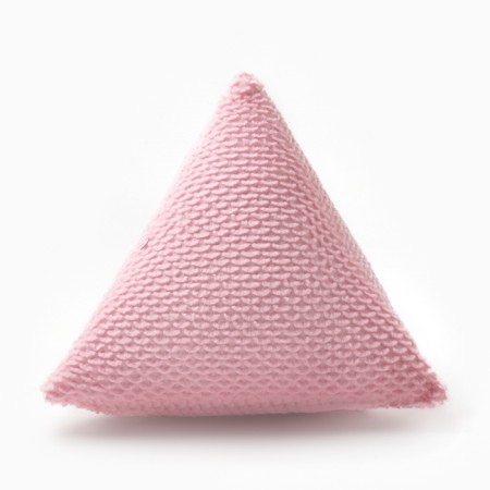 Pillow Ethel "Triangle", width 40 cm, pink color