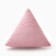 Pillow Ethel "Triangle", width 40 cm, pink color