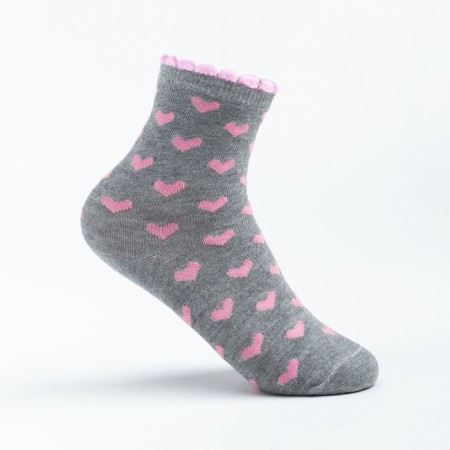 Children's socks, color gray mix, size 14-16