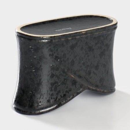 Porcelain napnage magistro "night rain", 12 × 5.7 × 8.2 cm, black color is black-4