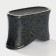 Porcelain napnage magistro "night rain", 12 × 5.7 × 8.2 cm, black color is black