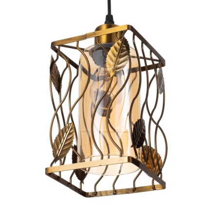 Lamp Bayerlux "Leaves" E27 40W copper 17x17x22 cm-1