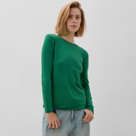 Female jumper minku, green color, rr 42-44