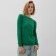 Female jumper minku, green color, rr 42-44