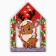 Christmas tree toy New Year's "Deer", for the New Year, 5.6 x 8 cm