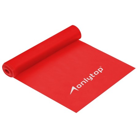 Эспандер ленточный для фитнеса ONLYTOP, 150х15х0,03 см, 5 кг, цвета МИКС-8