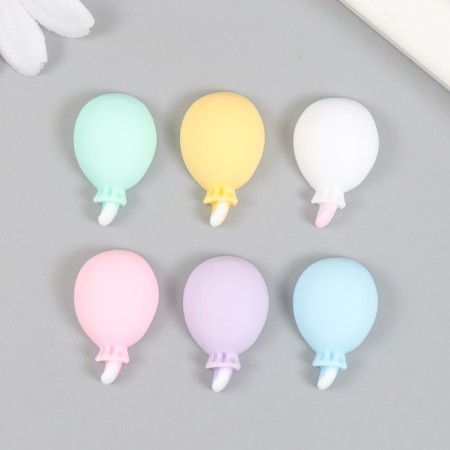 Decor for creativity plastic "Air Ball" mix 2.7x1.6 cm