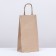 Craft package without printing, round handle 12 x 8 x 24 cm, set 10 pcs