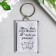 Acryl keychain "Always near" 3.5x5 cm