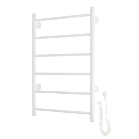 Electric towel Domoterm 109-6, 500x800 mm, right, white matte