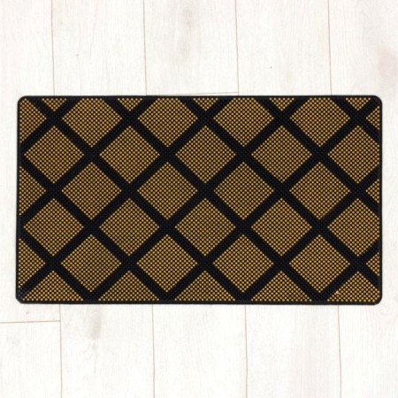 Joy Home rug, rubber, studded "chocolate" 45x75 cm