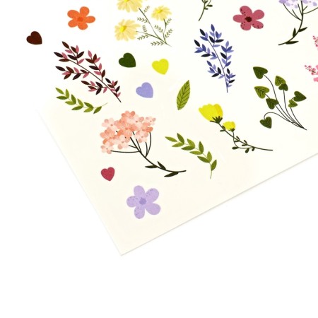 Translation pictures for decorating eggs "flowers", 15 x 10 cm-1
