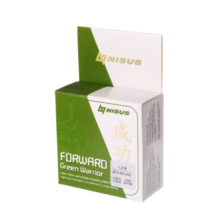 Nisus Forward Warrior fishing line, diameter 0.181 mm, test 2.9 kg, 150 m, green-1