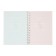Notebook Gift Book on the comb 80l, line, color block, cover. 3D anime (17.7x13.7cm) 10539