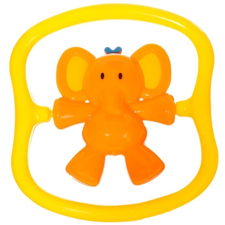 Rattle "elephant", color mix, crush me-5