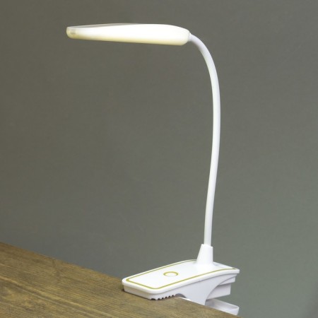 Lamp table clothespin Sensor 3 modes LEDX16 "Golden strip" USB, 3AAA 44x13.5x6 cm Risalux 36-1