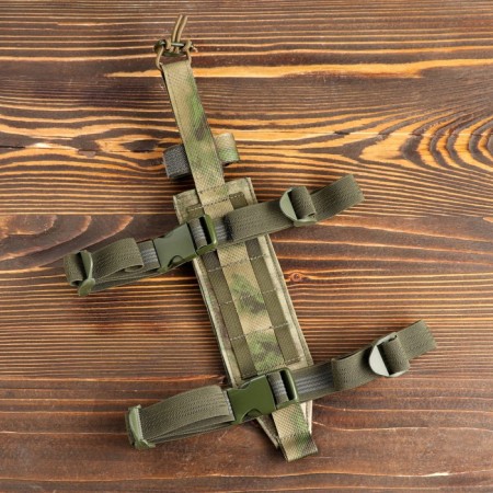 Tactical scabbard on the thigh, blade up to 21 cm-2