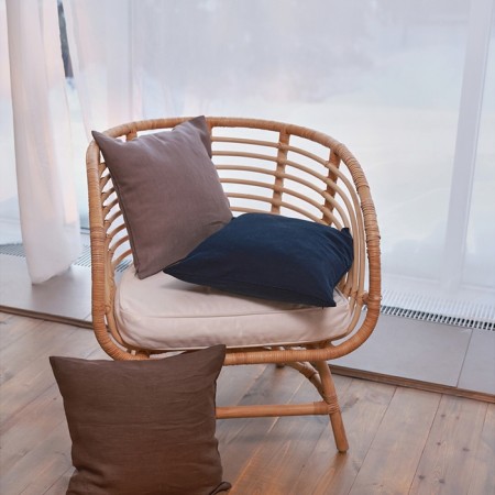 Decorative pillowcase SL Home Linen 40*40 cm, col. Gray, 100%linen-1